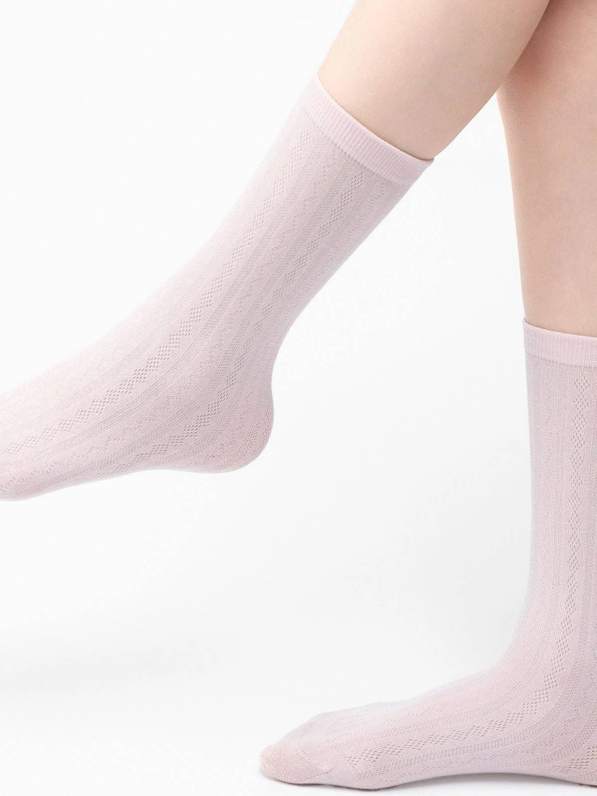3-Pack Heel-less Mulberry Silk Socks-Kids & Wom