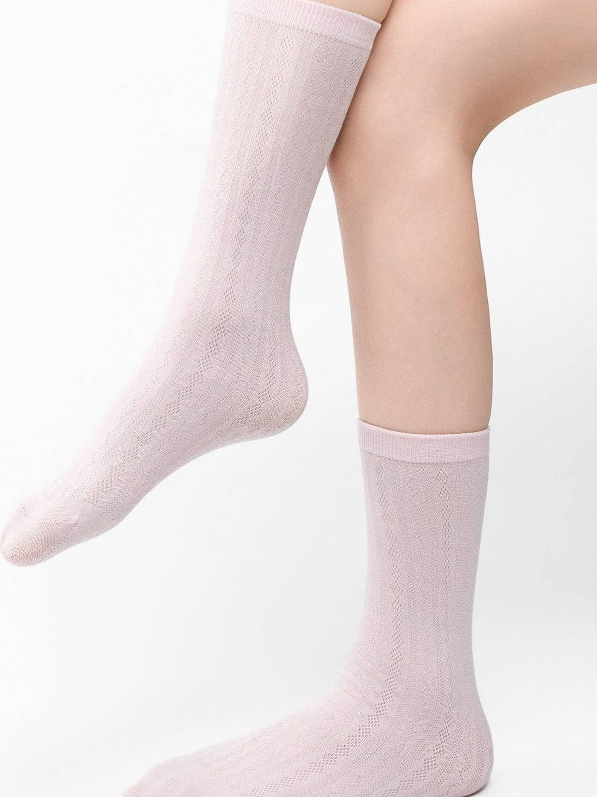 3-Pack Heel-less Mulberry Silk Socks-Kids & Wom