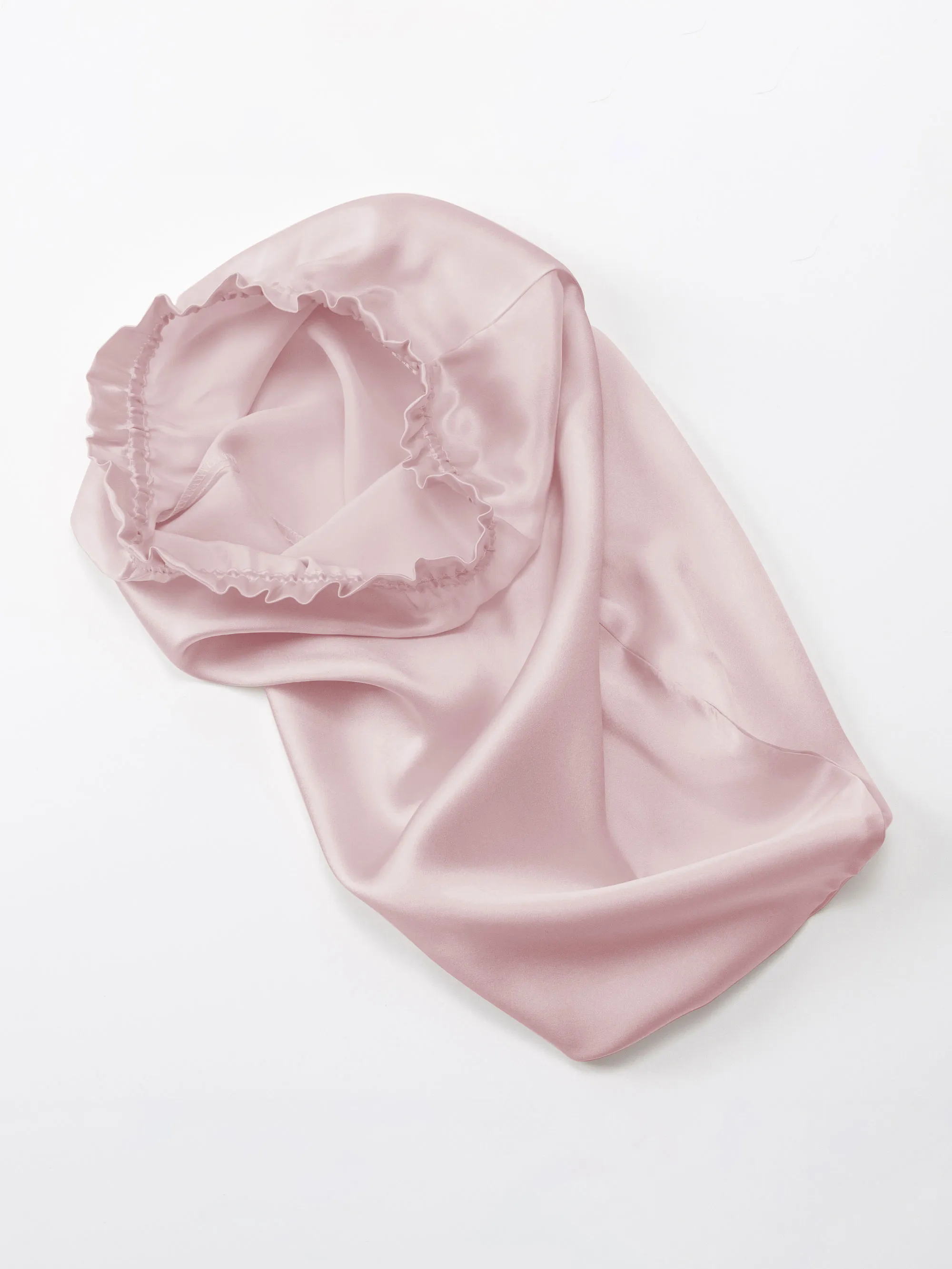 Long Ruffled Silk Turban - 'RuffleLong'