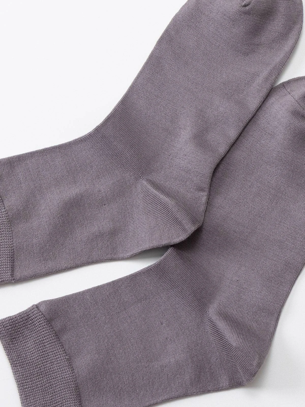 2-Pack Silk Mid-Calf Socks- Men
