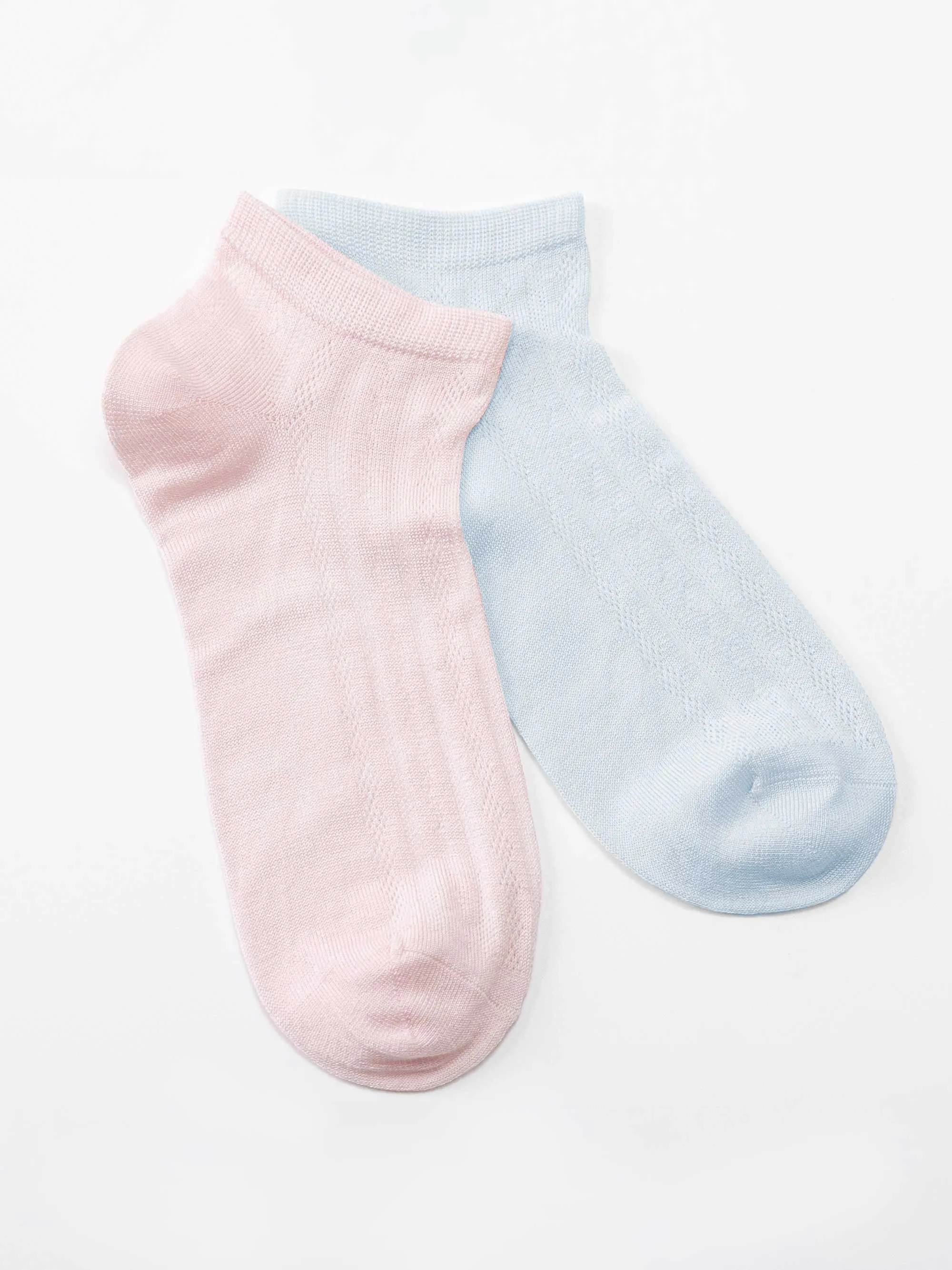 3-Pack Silk Ankle Socks-Girls & Women
