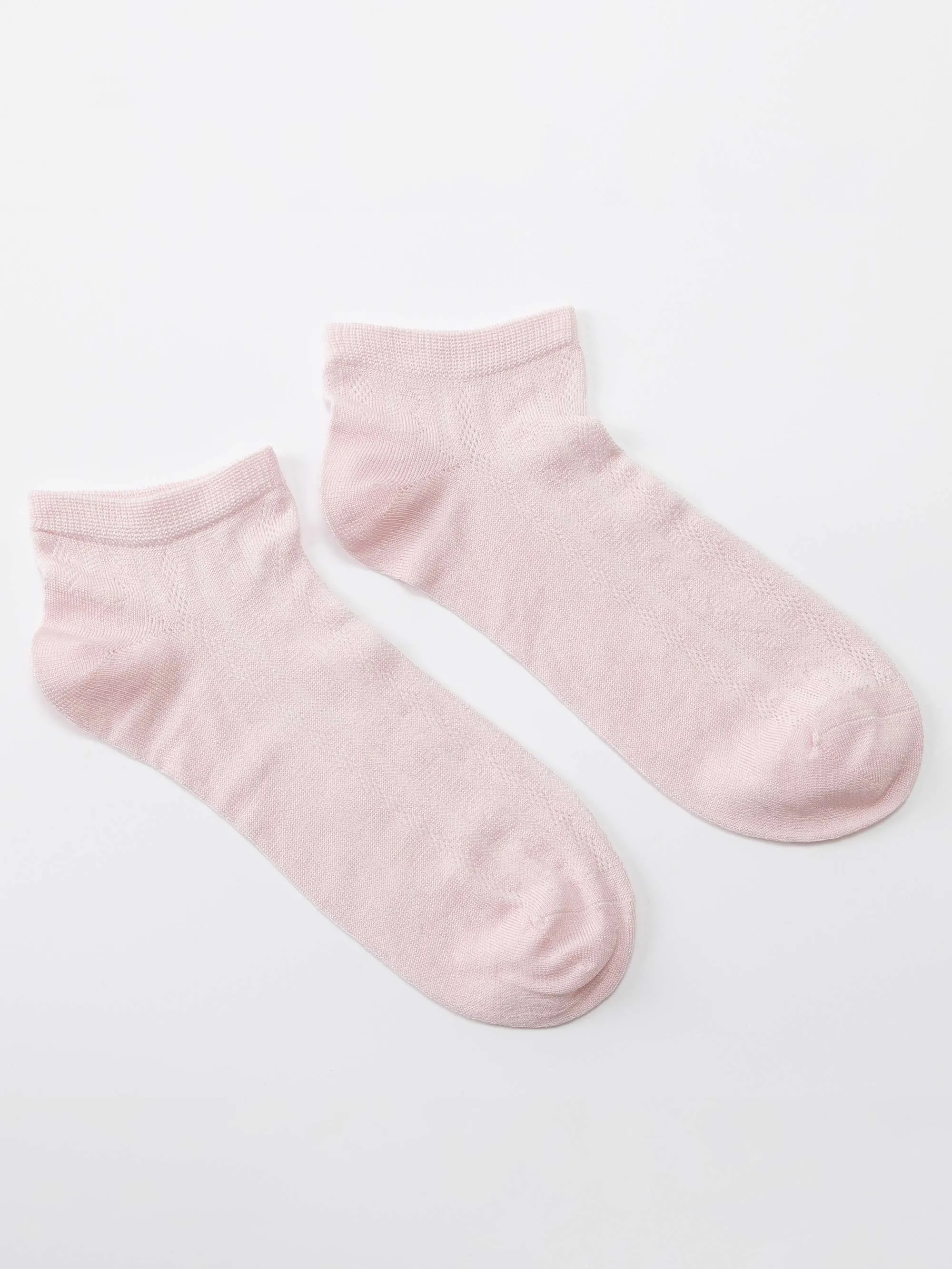 3-Pack Silk Ankle Socks-Girls & Women