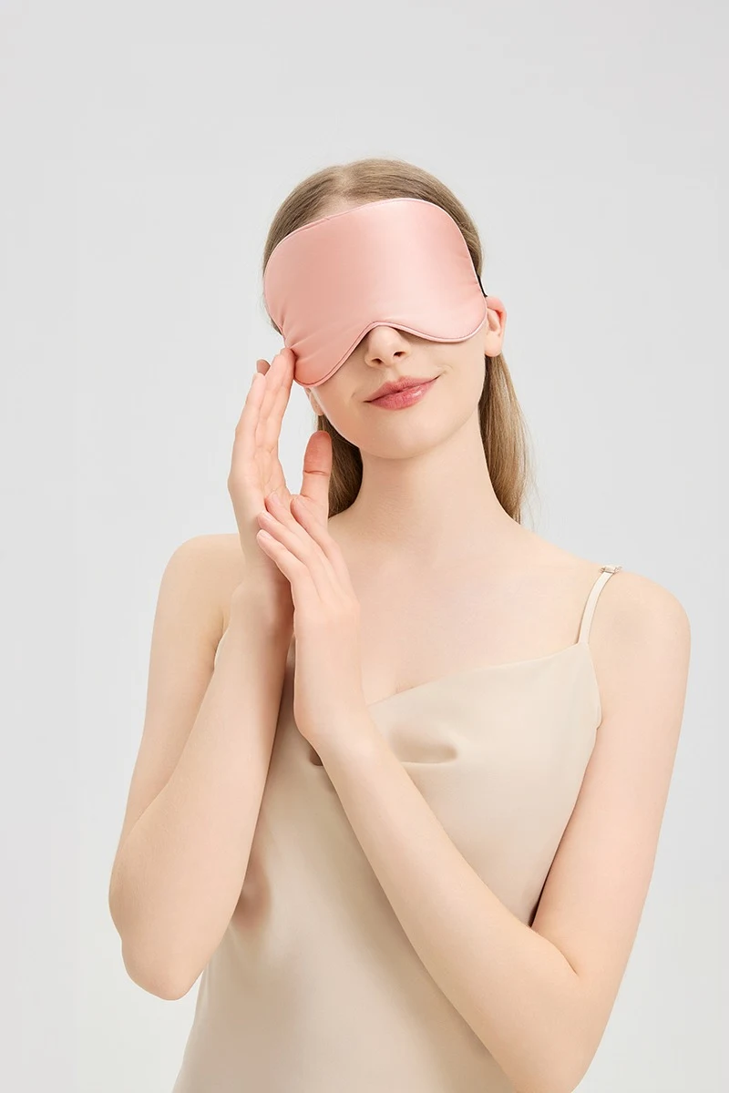 Silk Sleep Mask with Adjustable Elastic Band