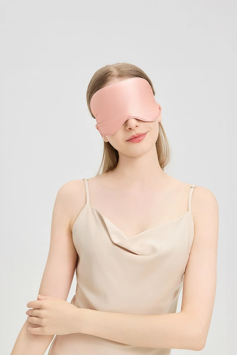 Silk Sleep Mask with Adjustable Elastic Band