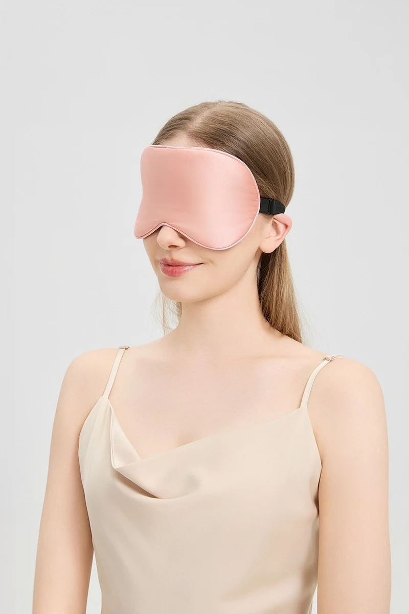 Silk Sleep Mask with Adjustable Elastic Band