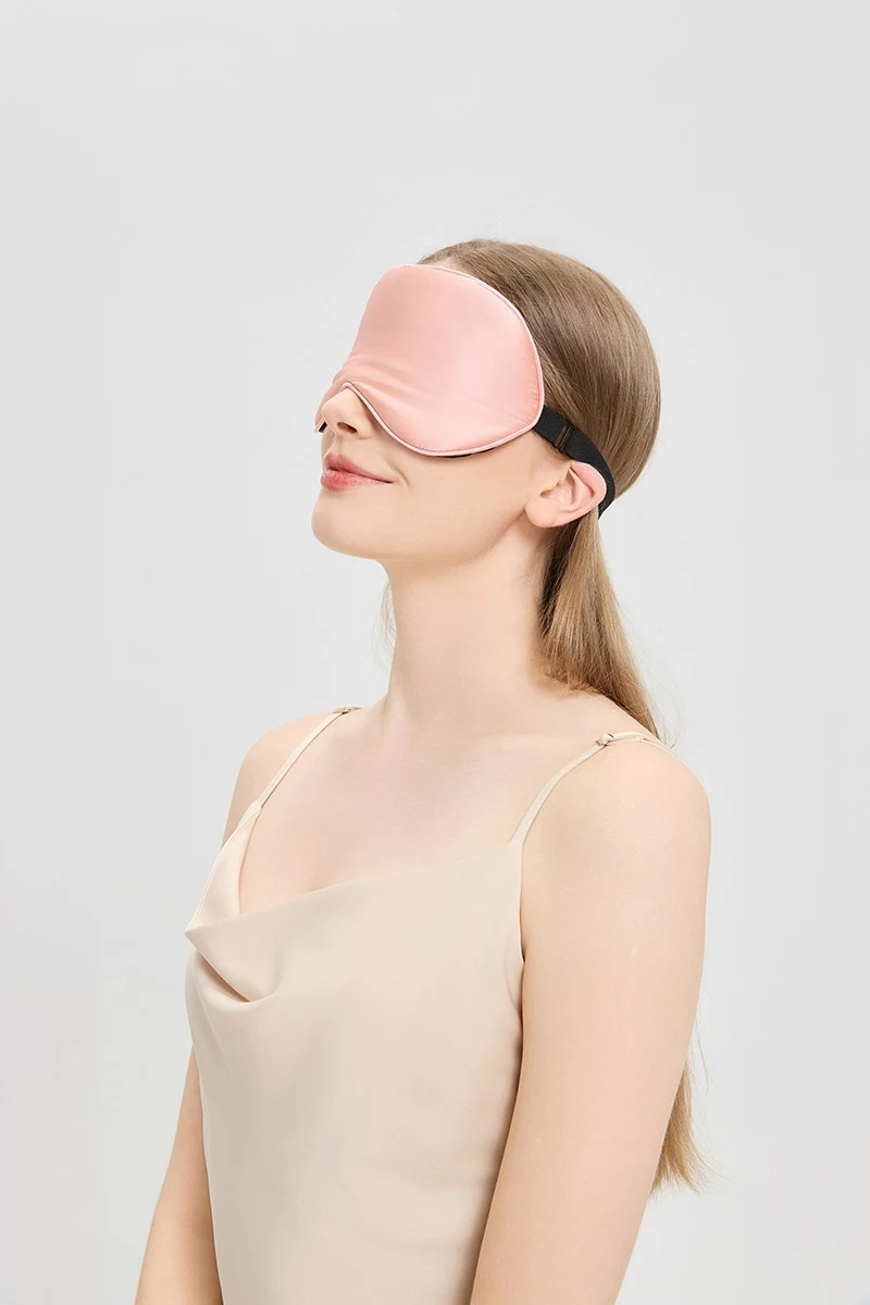Silk Sleep Mask with Adjustable Elastic Band