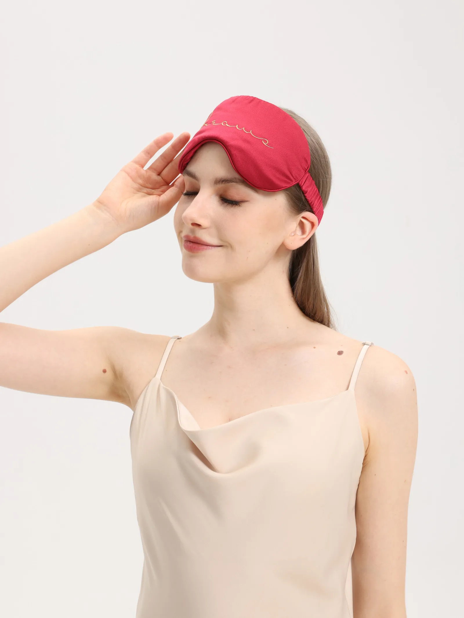 Silk Sleep Mask with Elastic Band for Christmas