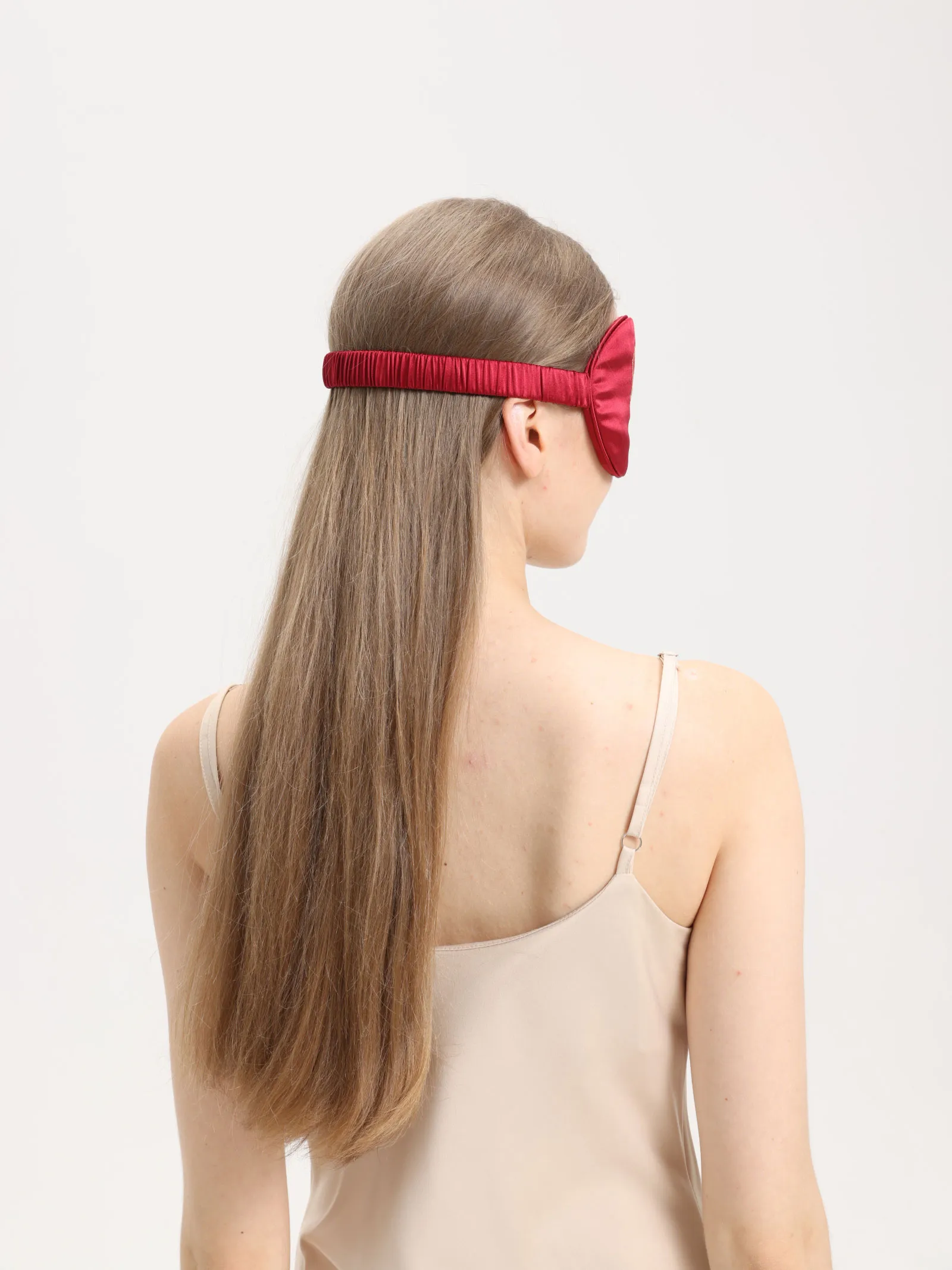 Silk Sleep Mask with Elastic Band for Christmas