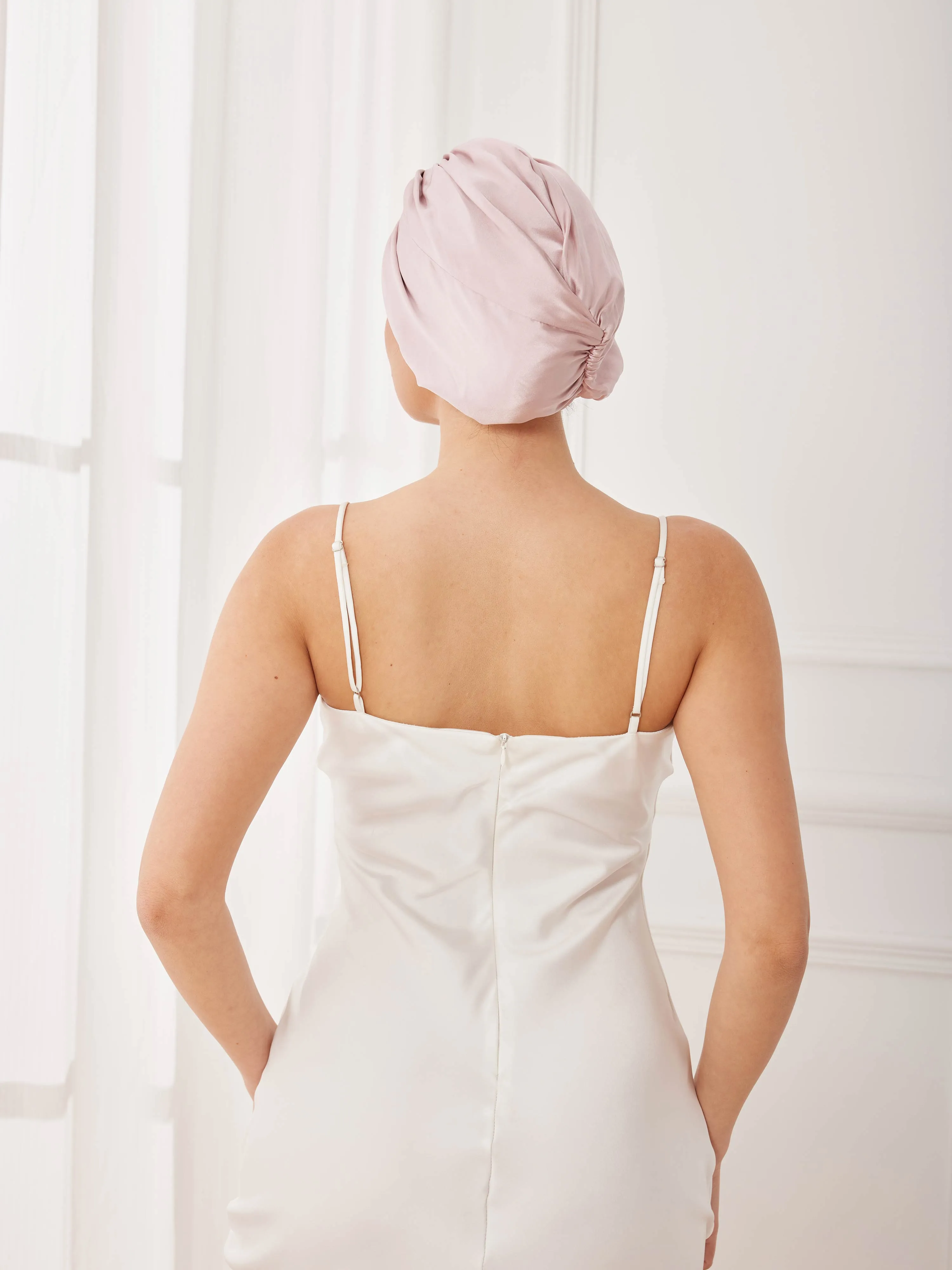 Reversible Silk Turban - 'DuoTwist'