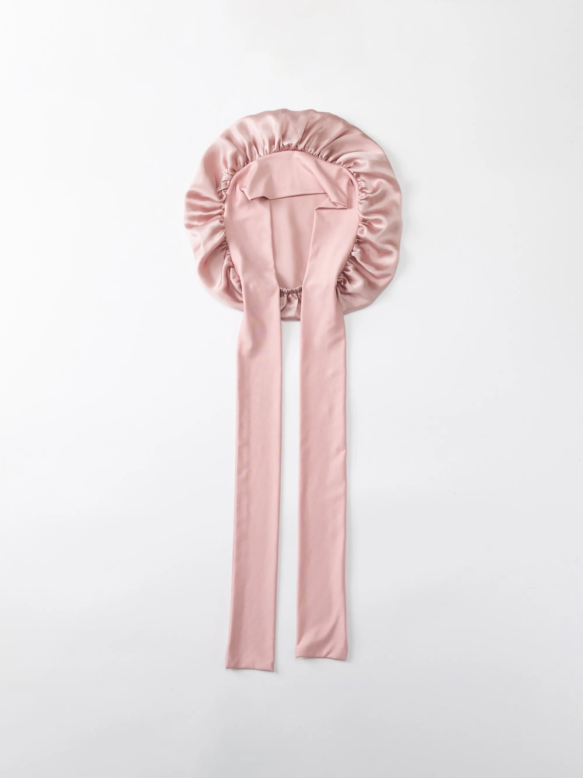 Long-Tie Silk Bonnet - 'BowTie'