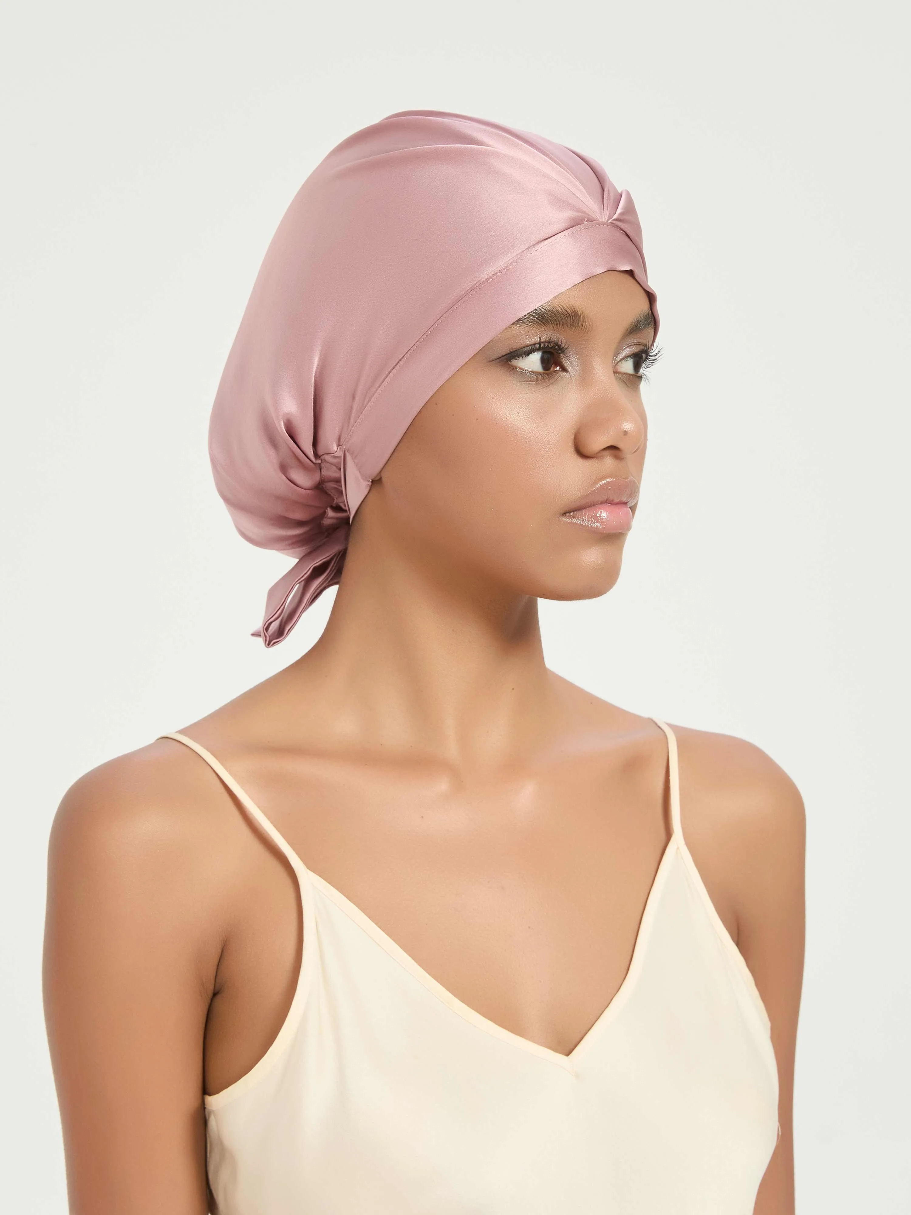 Tie-Back Silk Turban - 'KnotTie'