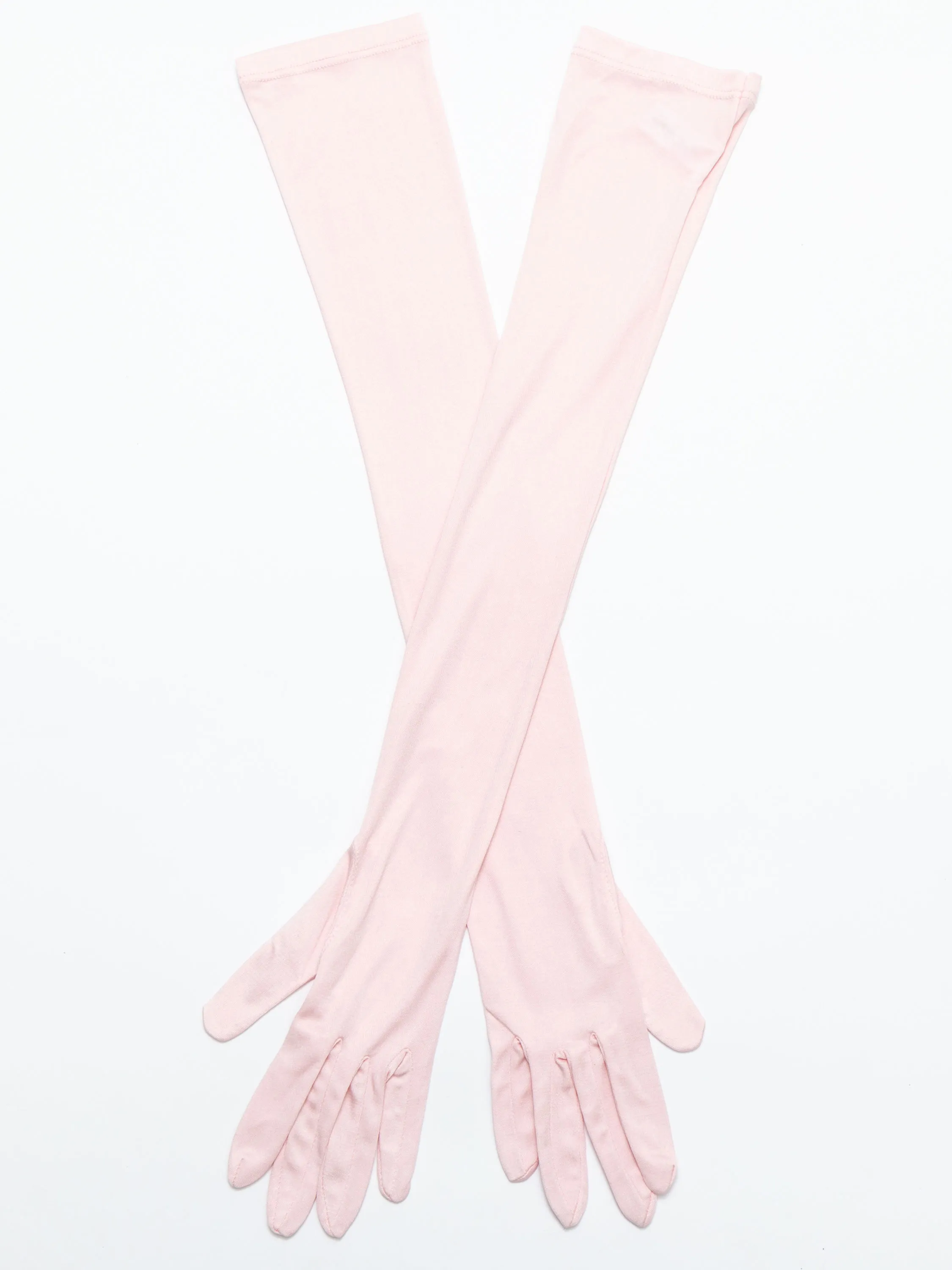 Elbow-Length Silk Gloves for Women
