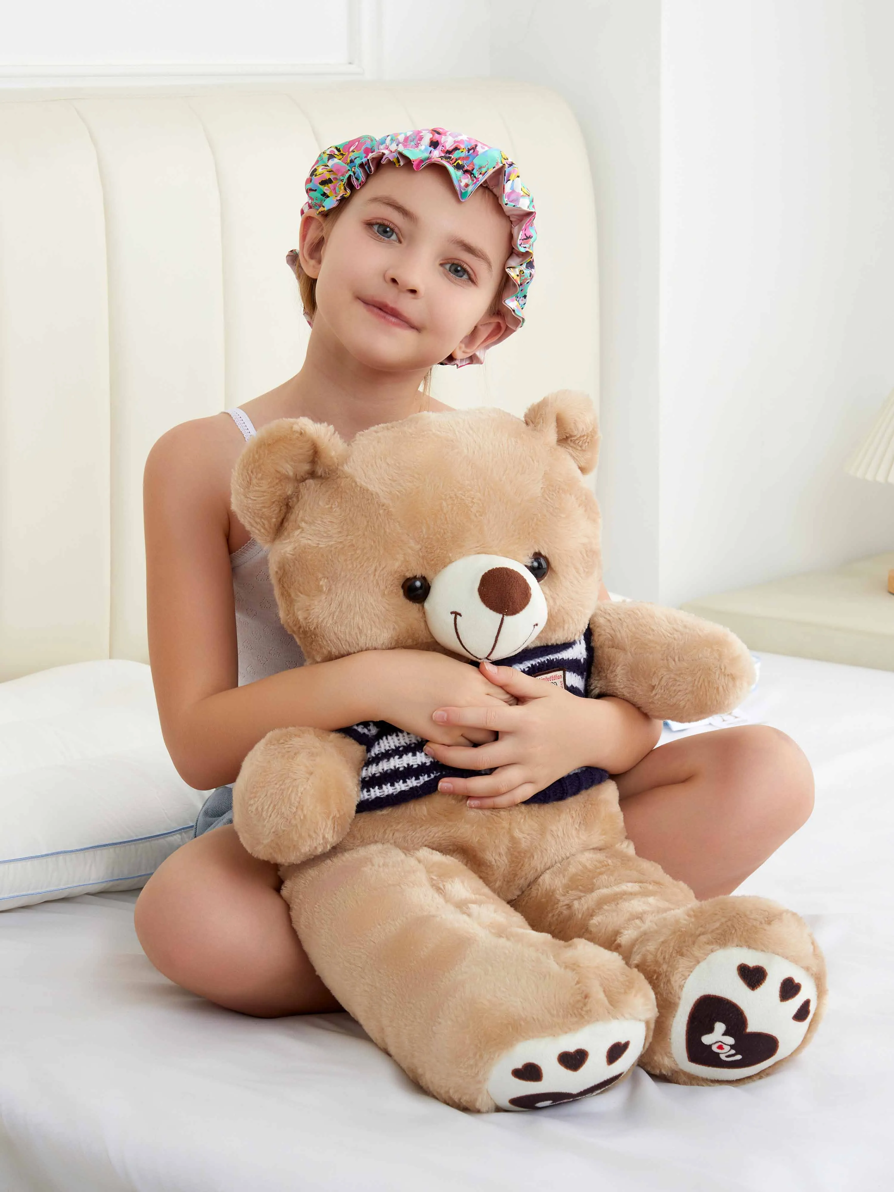 Reversible Floral-Print Silk Sleep Cap - 'KidDuo'