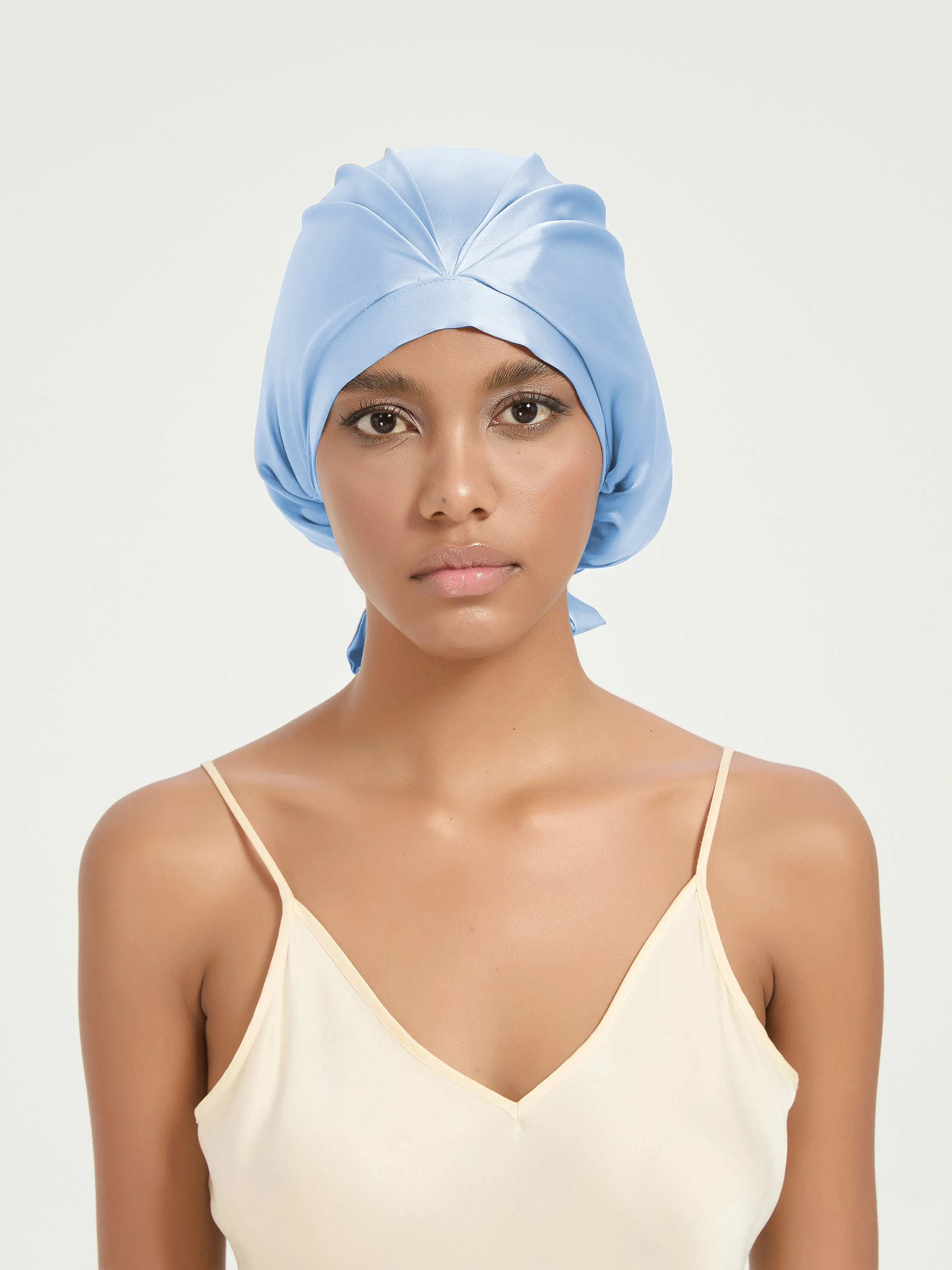 Tie-Back Silk Turban - 'KnotTie'