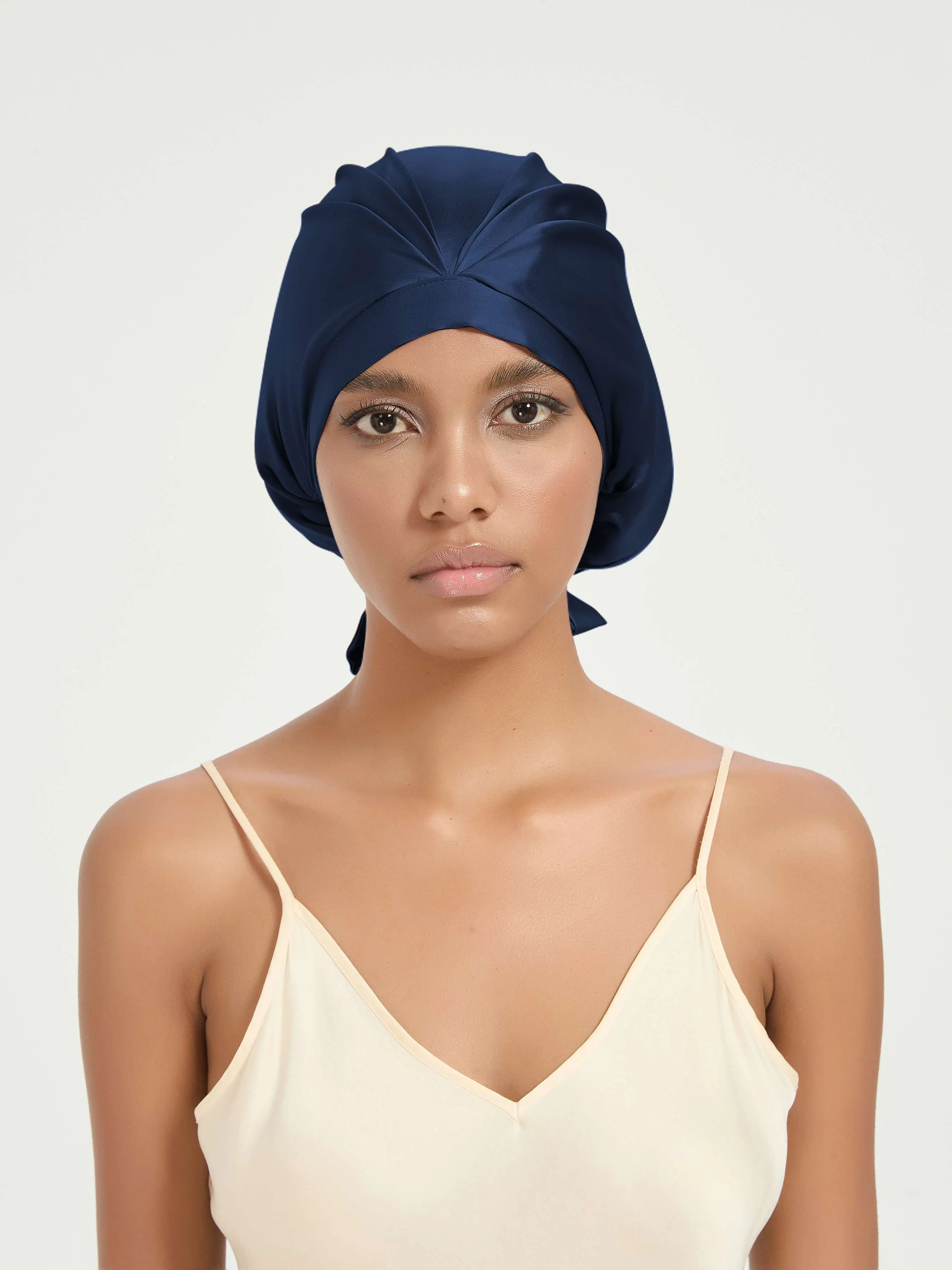 Tie-Back Silk Turban - 'KnotTie'