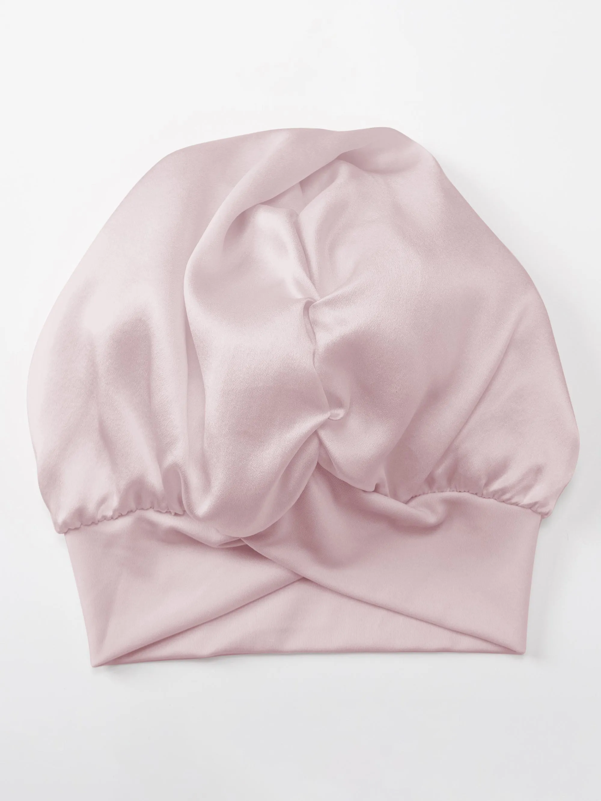 Wide-Band Twisted Silk Turban-'CoilBand'