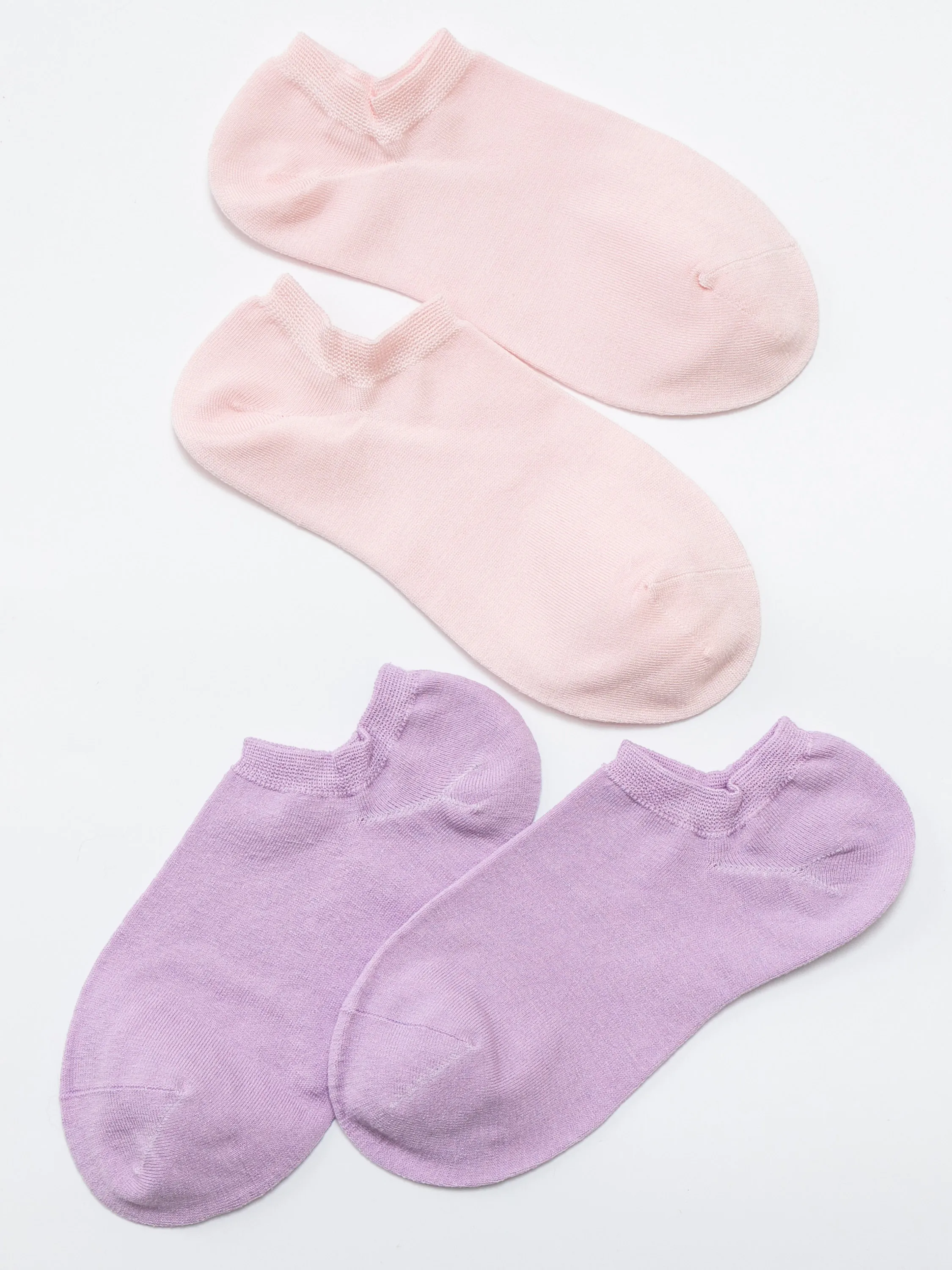 Silk Low-Cut Ankle Socks Multi-Pack-Women