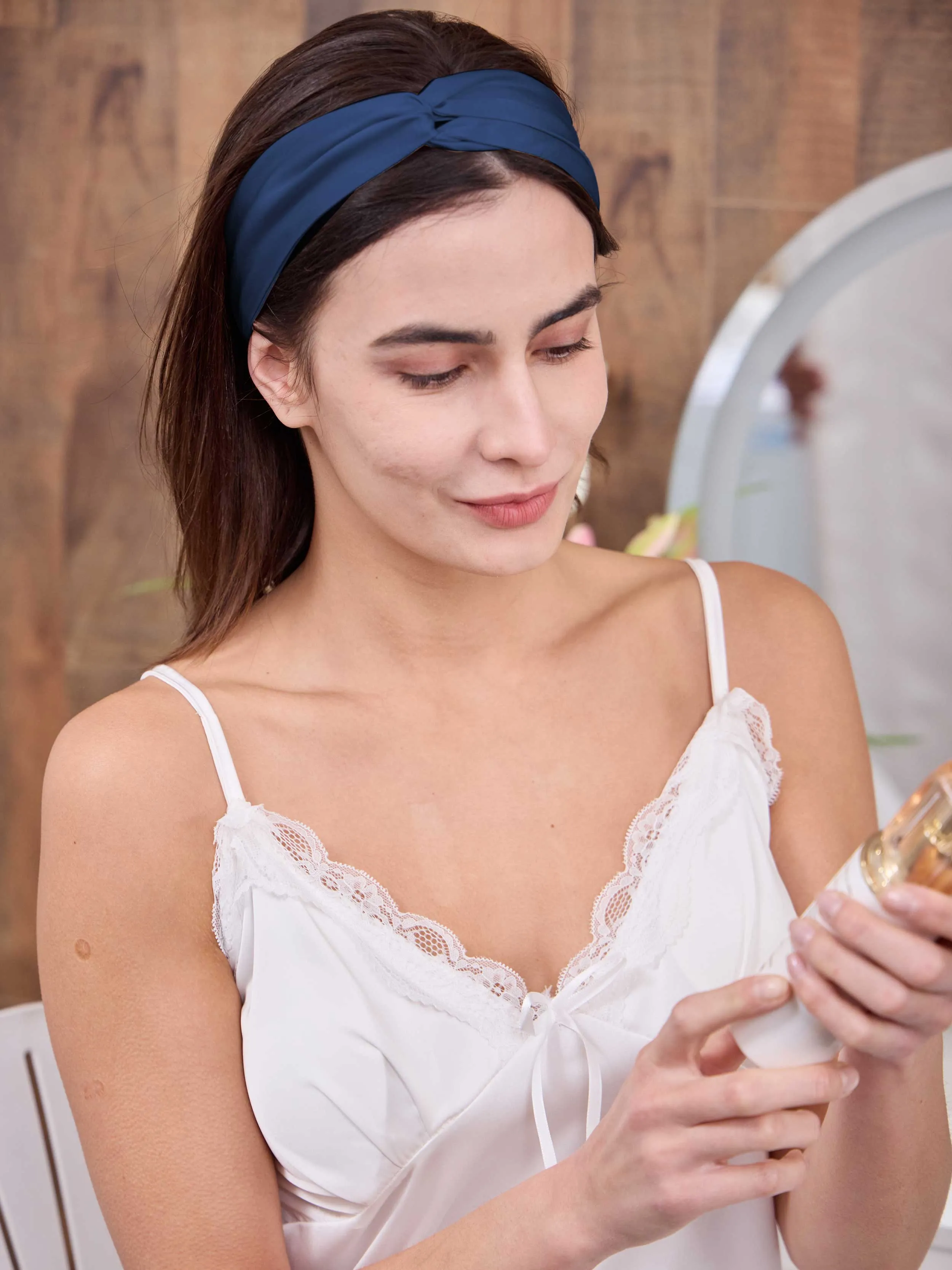 Silk Double-Layer Twisted Headband