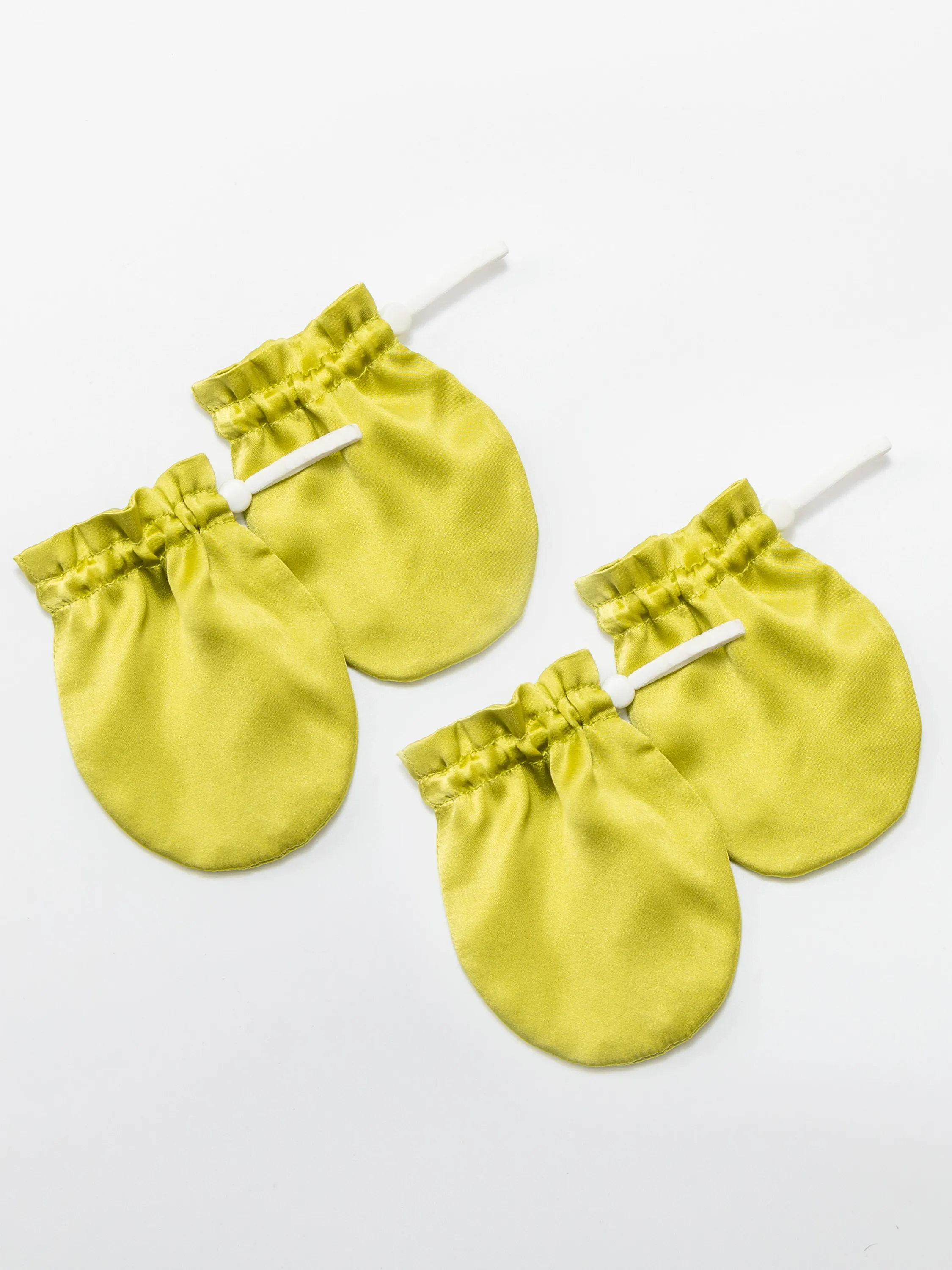 Silk Newborn Scratch Mittens-Set of 4 Macaron Colors