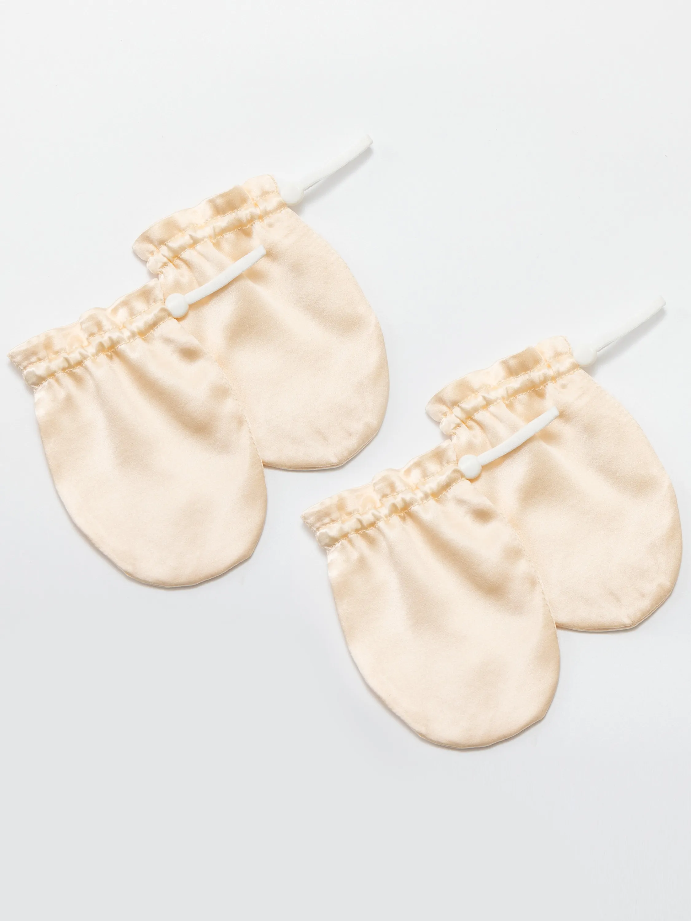Silk Newborn Scratch Mittens-Set of 4 Macaron Colors