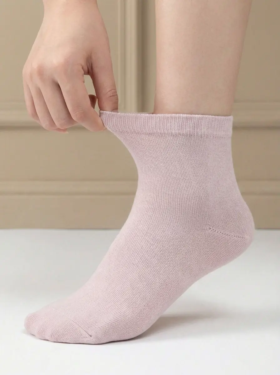 2-Pack Silk Mid-Calf Socks - Women
