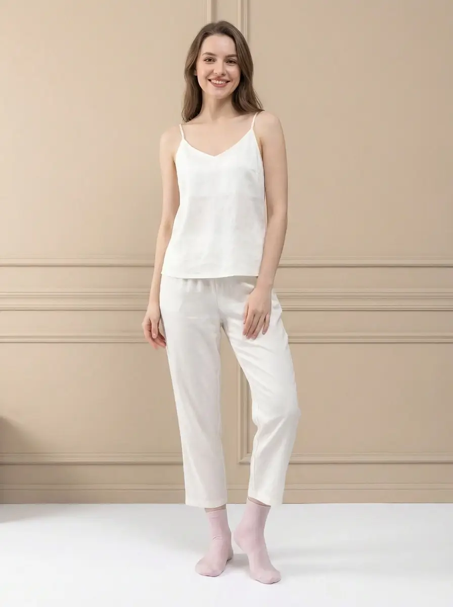 2-Pack Silk Mid-Calf Socks - Women