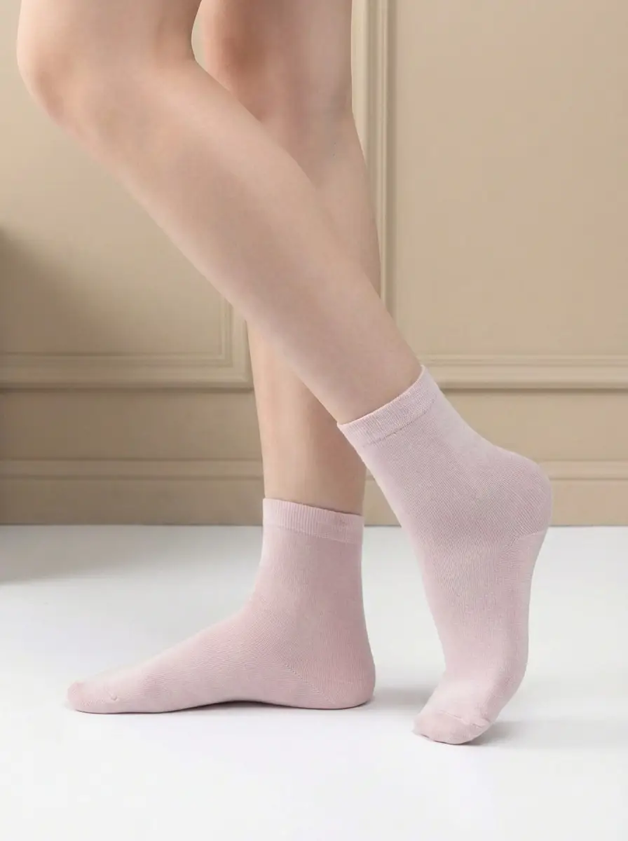 2-Pack Silk Mid-Calf Socks - Women