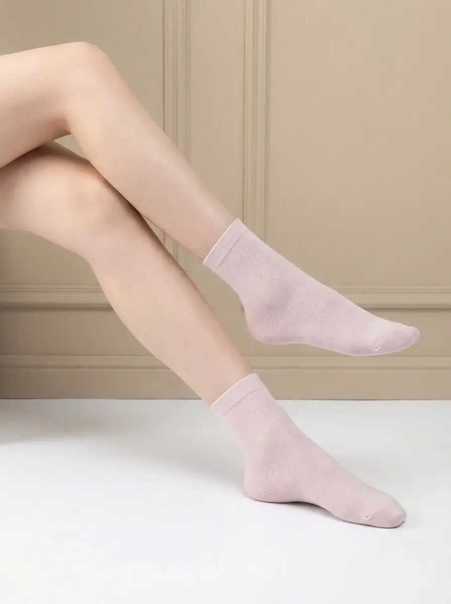 2-Pack Silk Mid-Calf Socks - Women