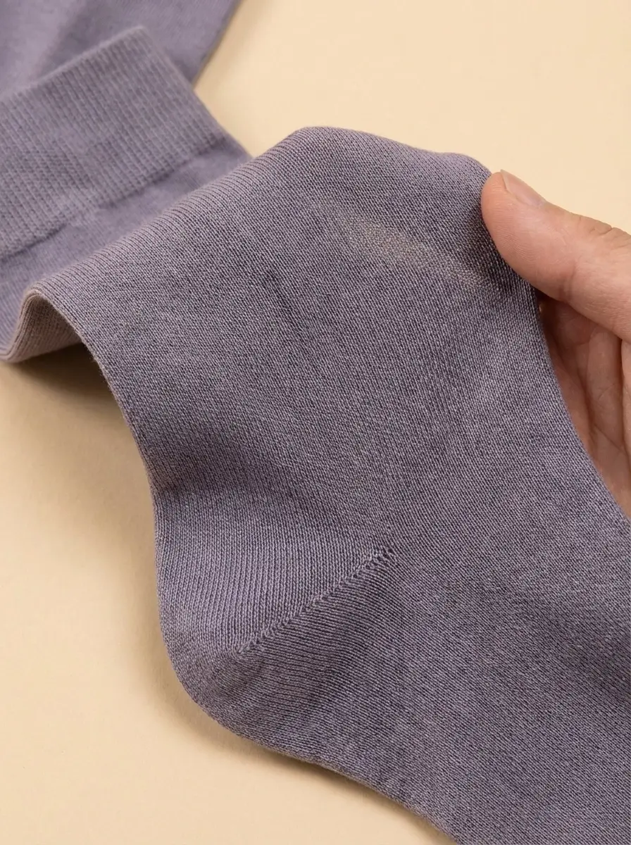 2-Pack Silk Mid-Calf Socks- Men