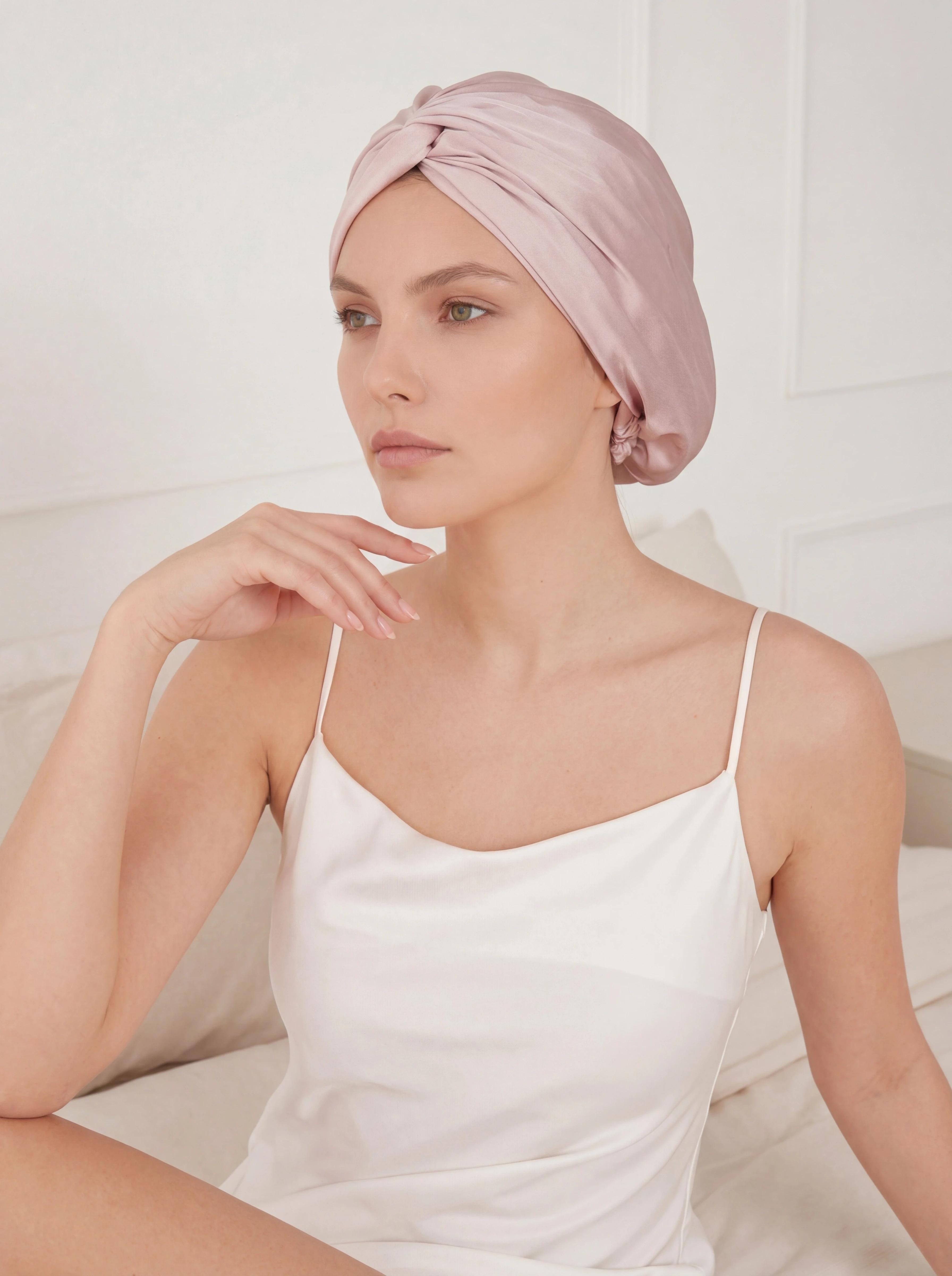 Reversible Silk Turban - 'DuoTwist'