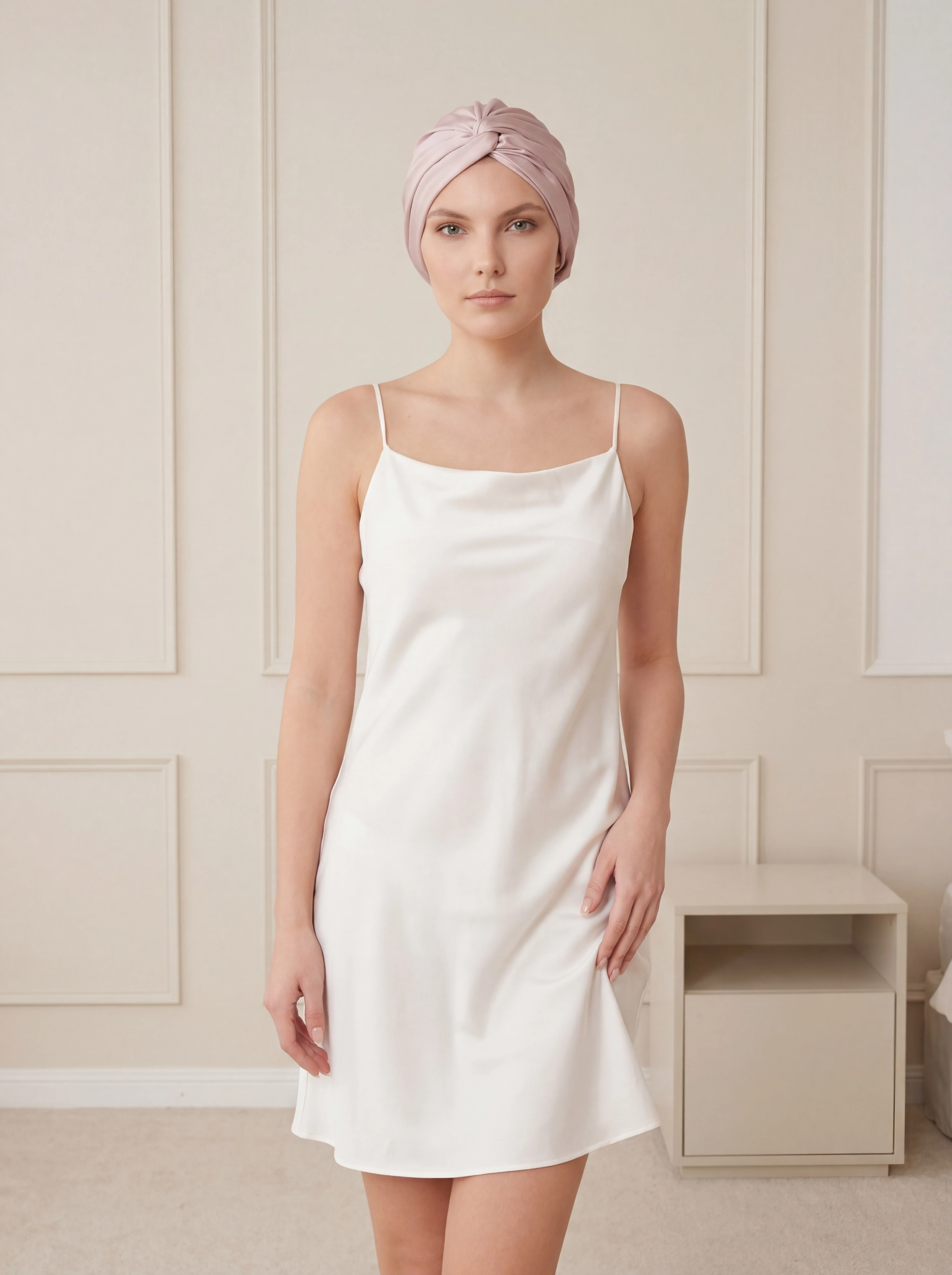 Reversible Silk Turban - 'DuoTwist'