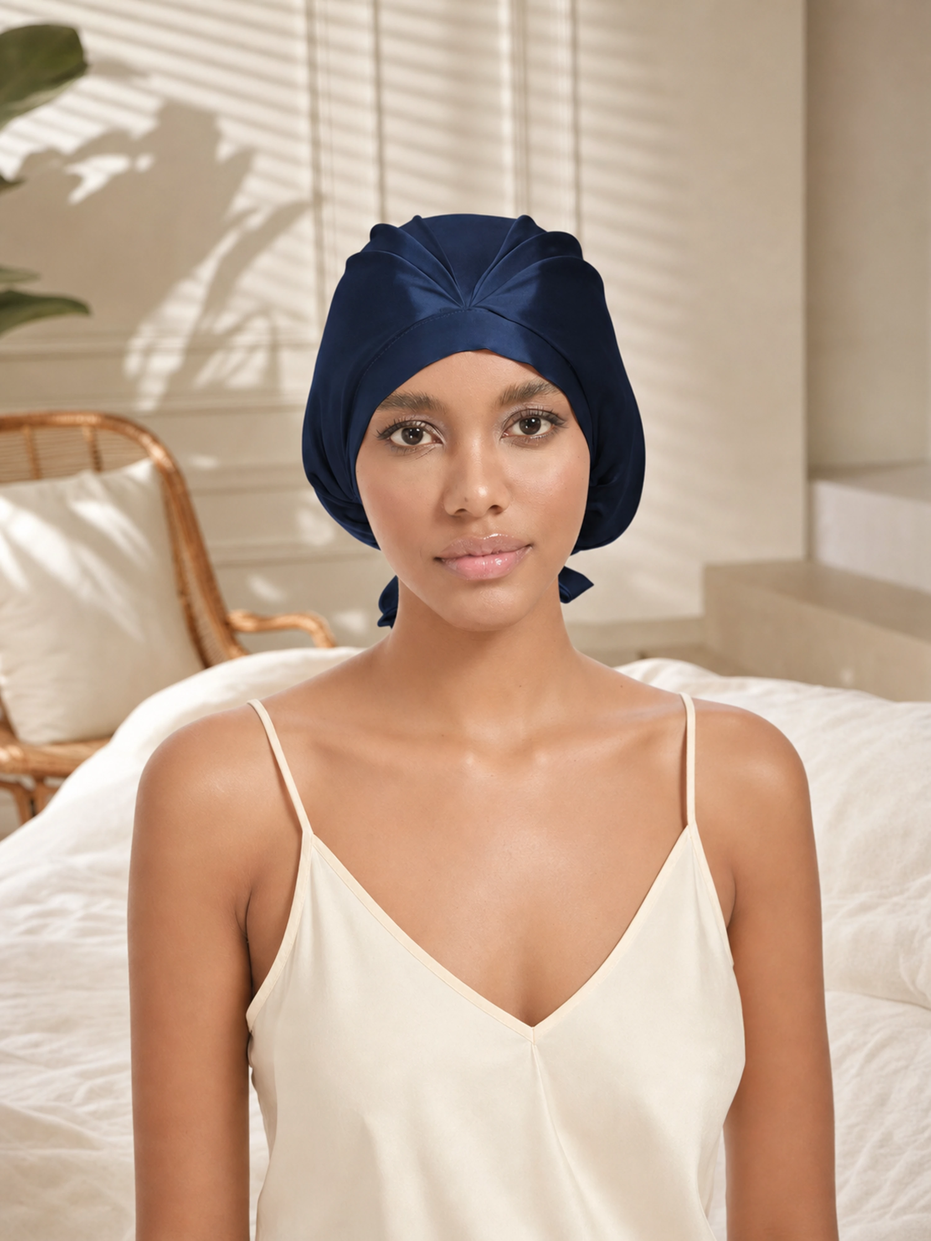 Muriersilk Tie-Back Silk Turban - KnotTie — packaging shot — premium mulberry silk