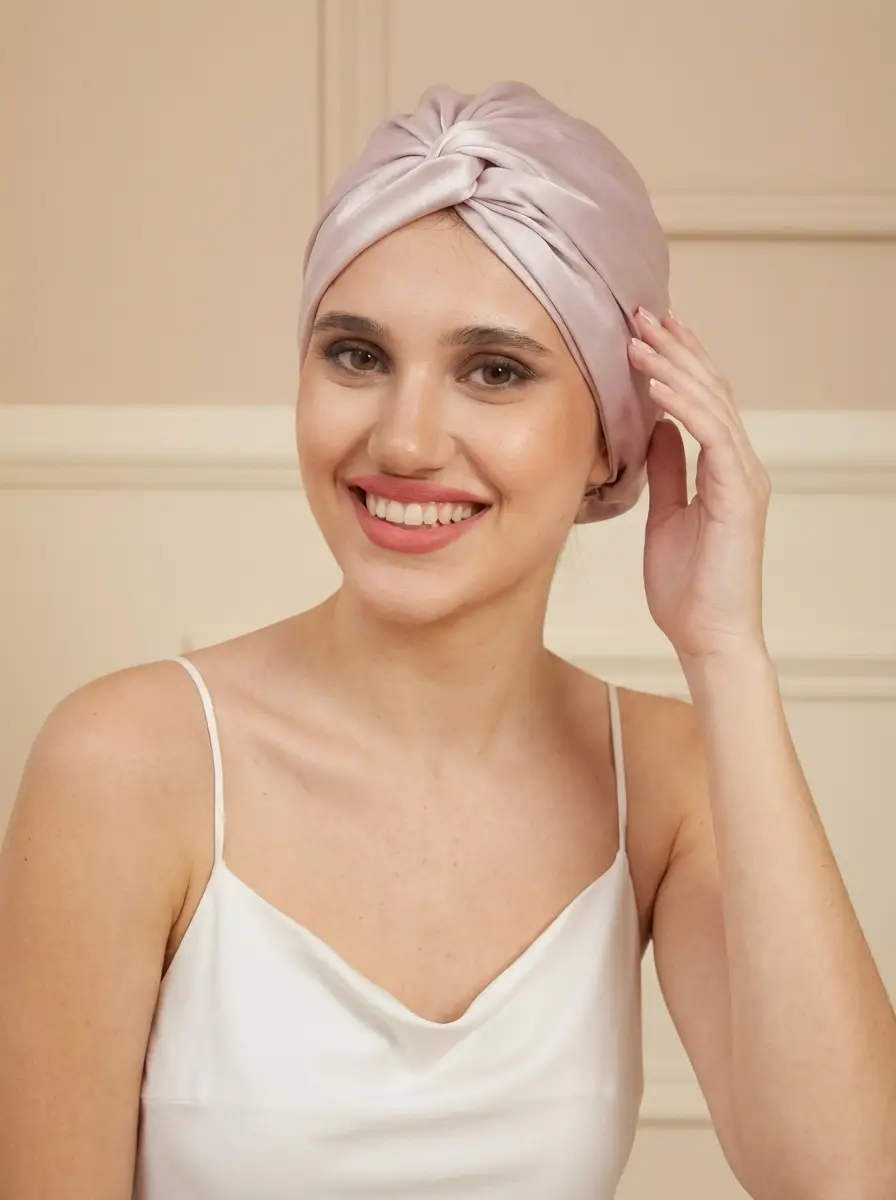Reversible Silk Turban - 'DuoTwist'
